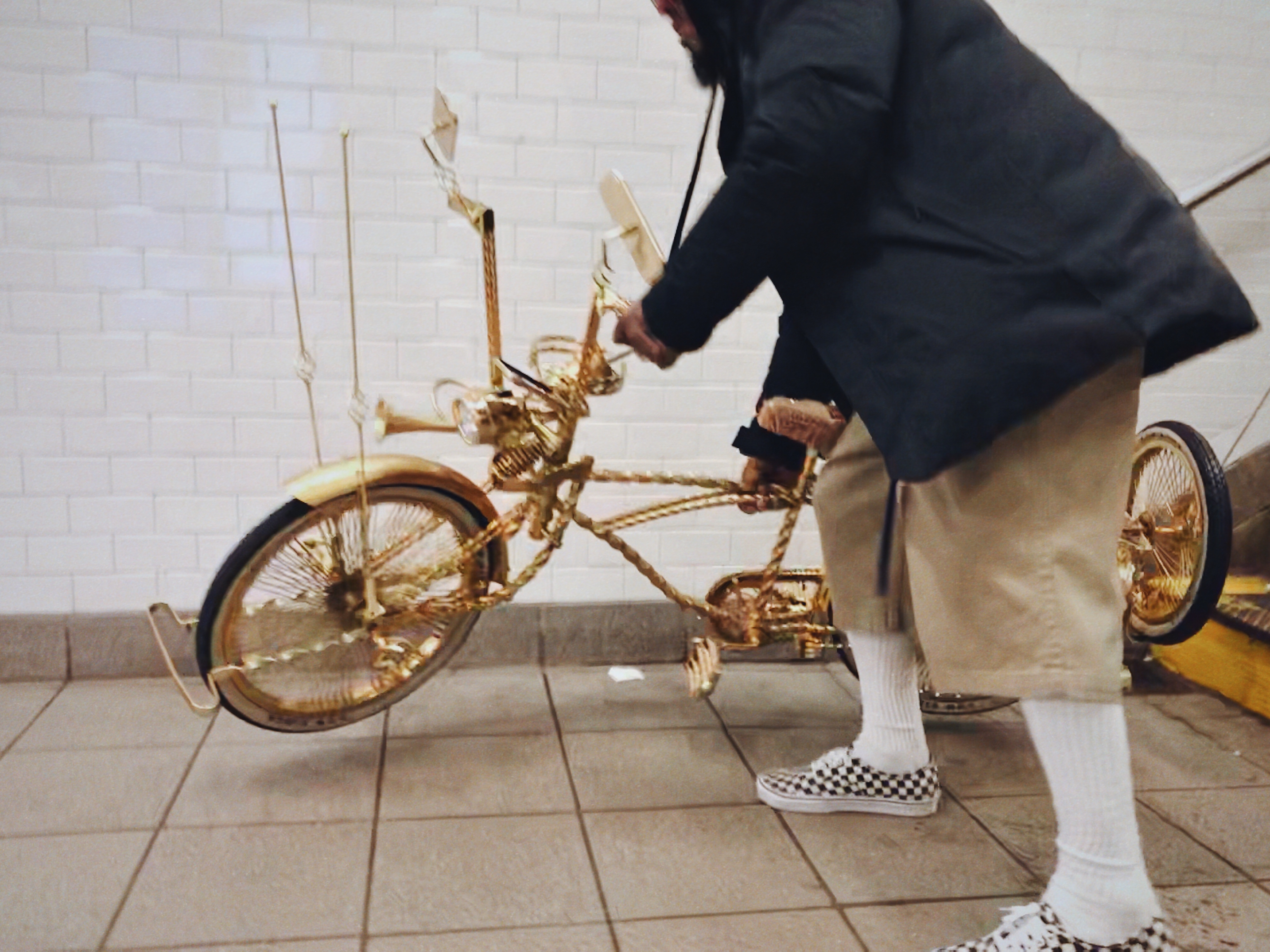 golden bike