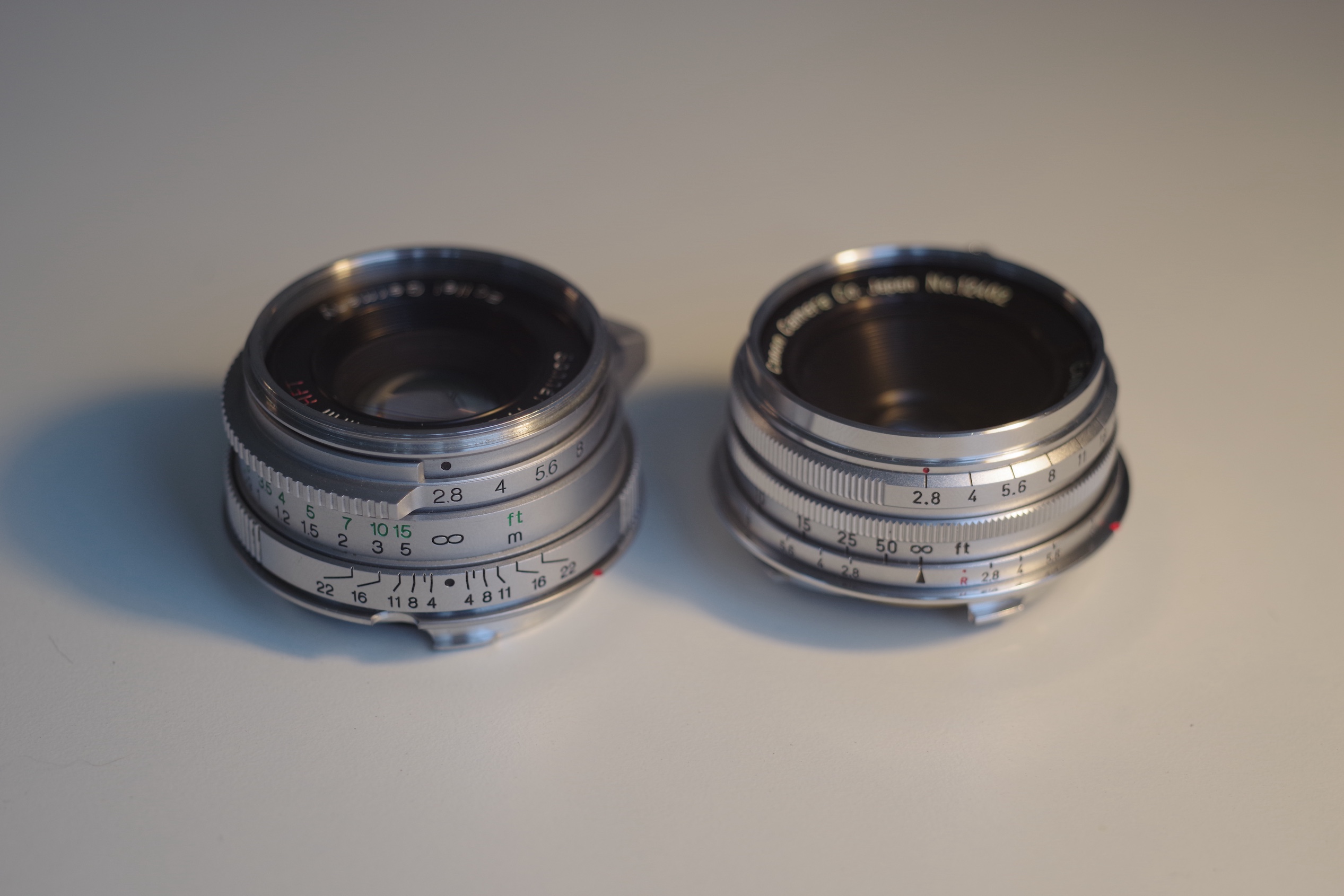 这枚比禄莱40 2.8 LTM还小一点